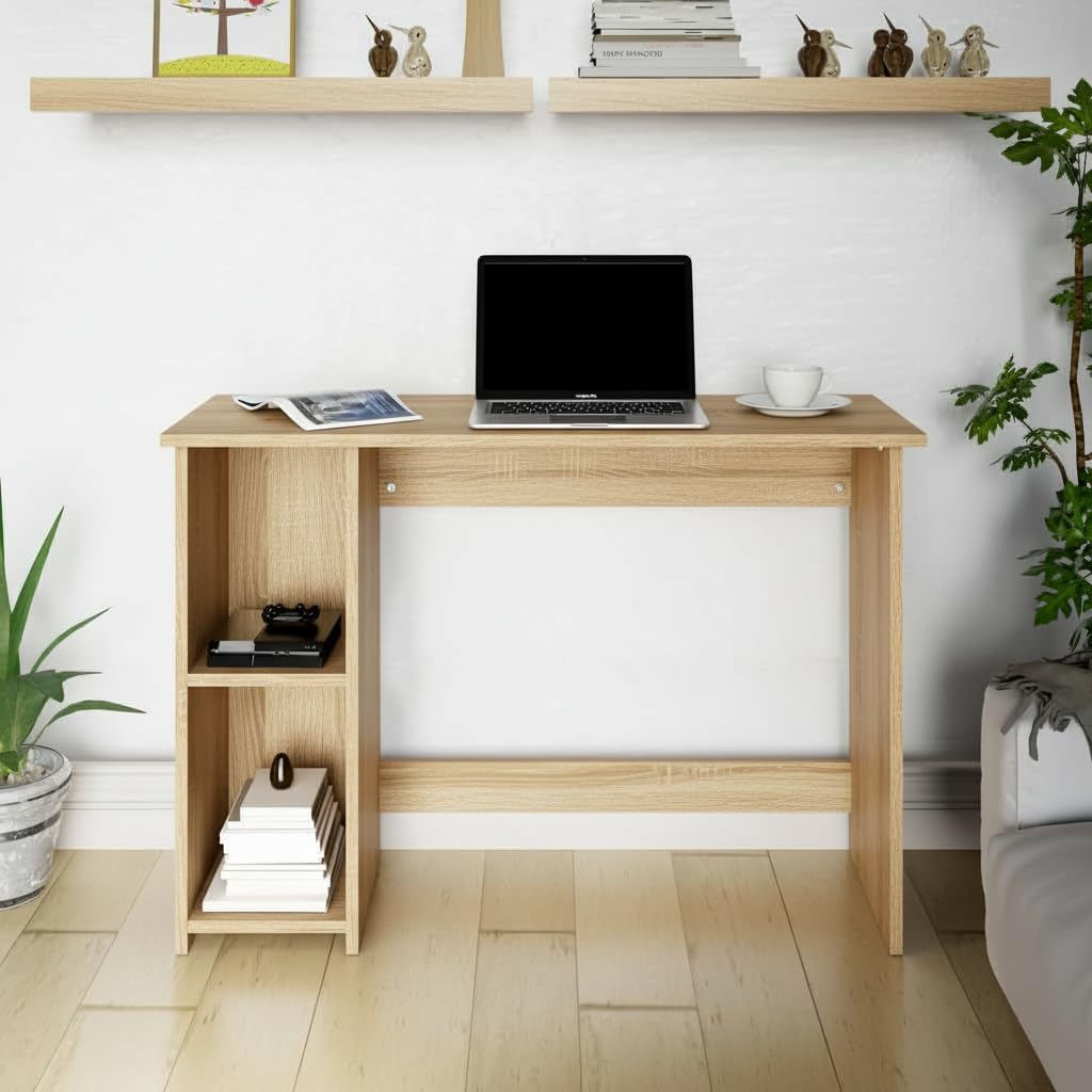 FURLAY Focusa Engineered Wood Desk with 2 Shelves – ₹3099