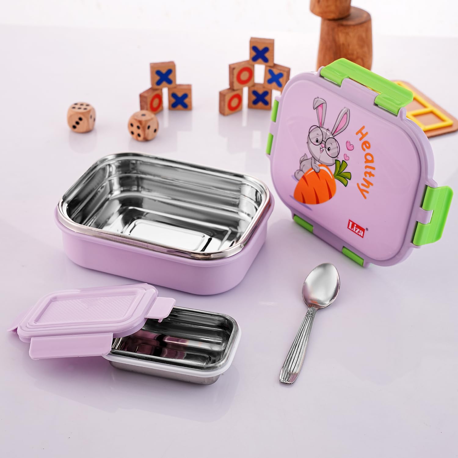 Buy Nabhya Little Surprise Insulated Stainless Steel Tiffin Box For buy-nabhya-little-surprise-insulated-stainless-steel-tiffin-box-for
