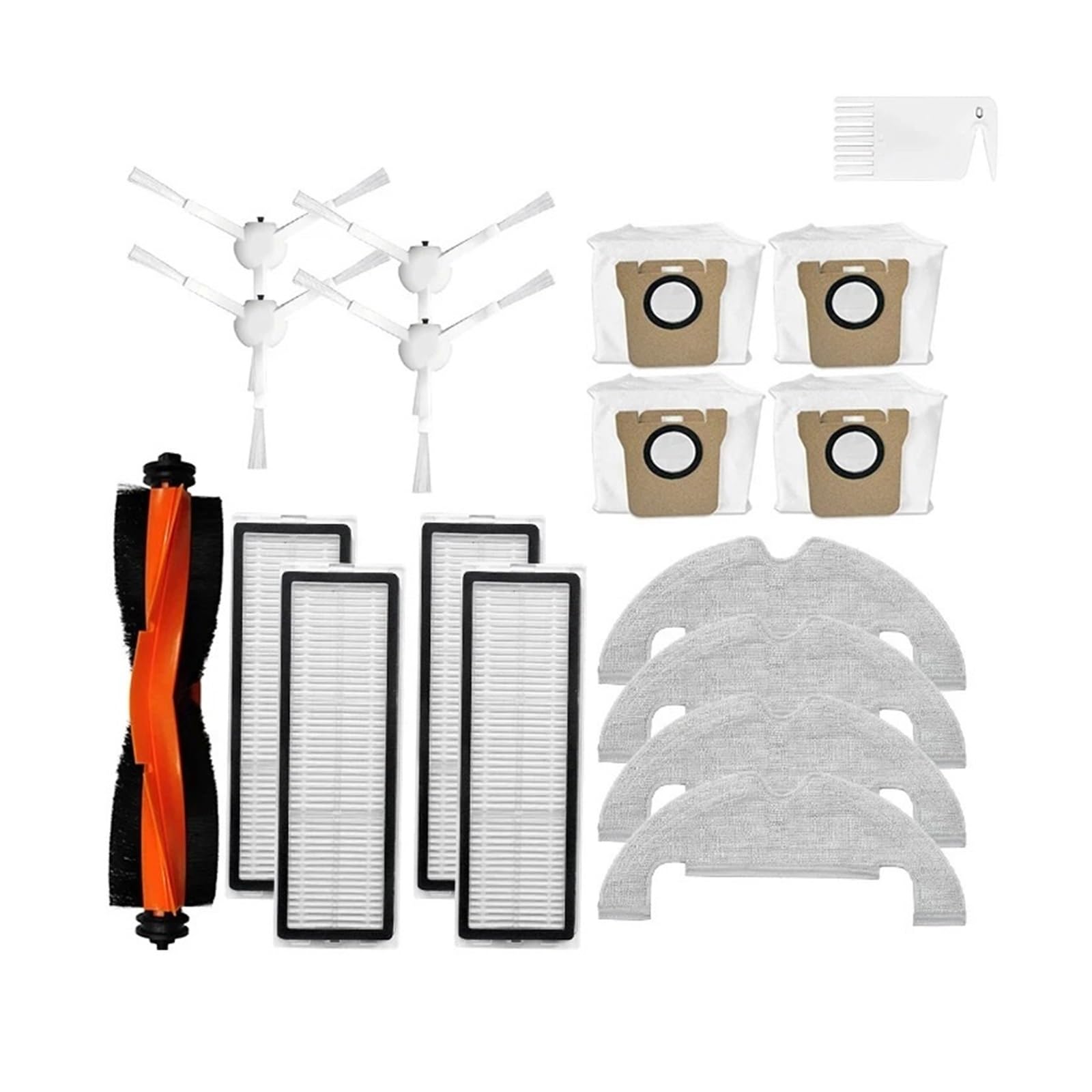 Pièces de rechange Xiaomi Robot Vacuum X10 avec brosse et filtre Hepa