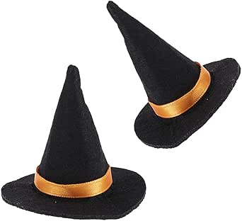 Amazon.com: Wgudzpj 2Pcs Mini Witch Hats Wine Bottle Covers Toppers ...
