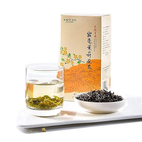 TenFu's TEA Té verde de jazmín - Shuang Hao Jasmine Té de hojas sueltas 7.1oz/200g..