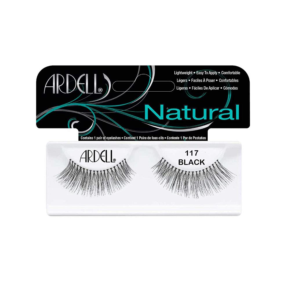 ARDELL Natural Strip Lashes - 117 Black-61710 + Duo Clear Glue 1g-picture-35