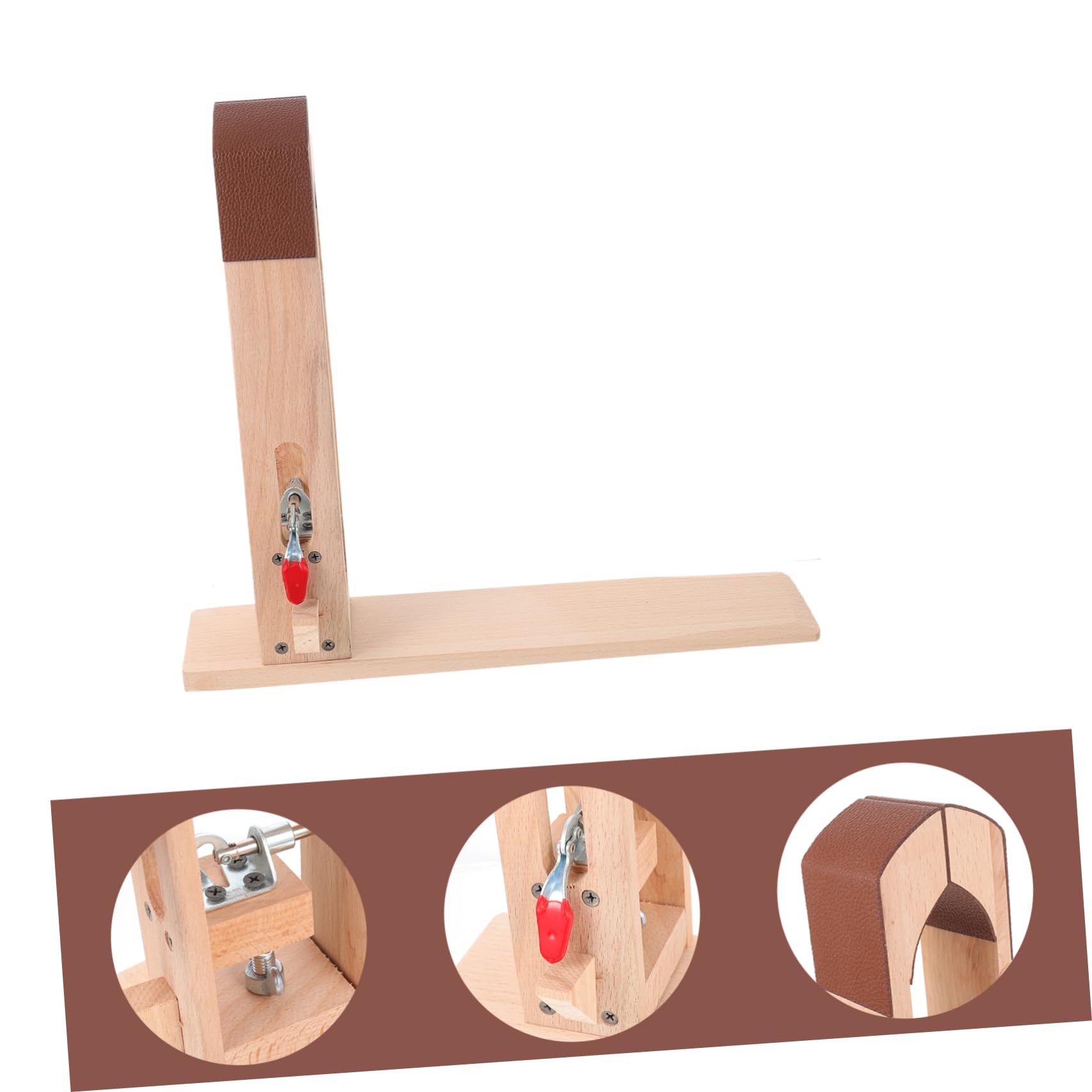 SEWACC Pinza de Costura Manual de Madera para Cuero, 1 Juego