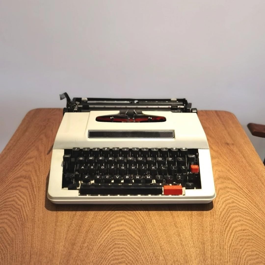 Macchina da Scrivere Vintage, Tastiera Meccanica, Arredamento per Ufficio, elaboratore di Testi da Collezione, Scrittura su Busta, Appunti, romanzo