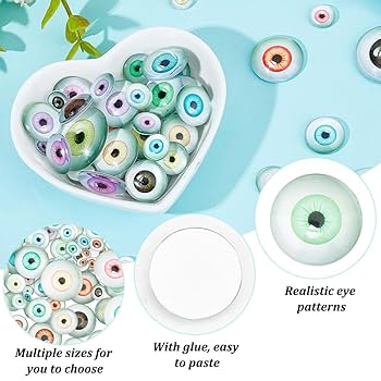 【ぶらん】カボションアイ Amazon | LLMSIX ガラスドラゴンアイ 20個 25mm/0.98インチ 大型