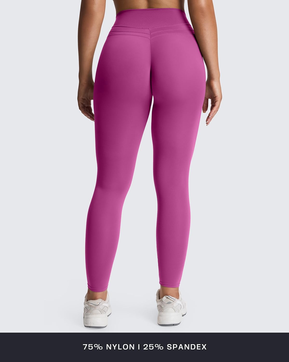 Aoxjox High Waisted Workout Leggings for Women Scrunch Tummy Control Luna Buttery Soft Gym Yoga Pants 26" - Image 5