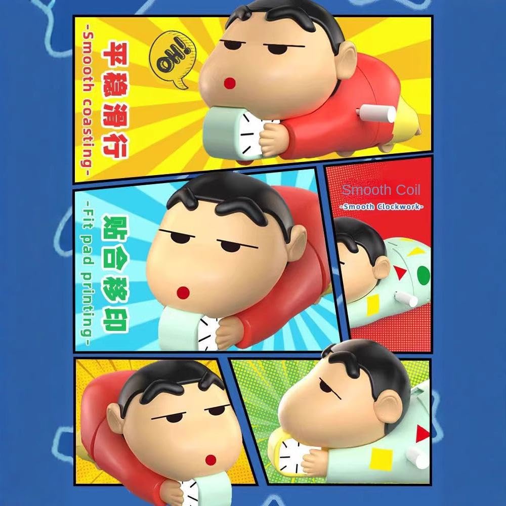 TOYVELLY Crayon Shin-chan New Life Doll or Shin-chan Crawling Alarm Clock Toy 1