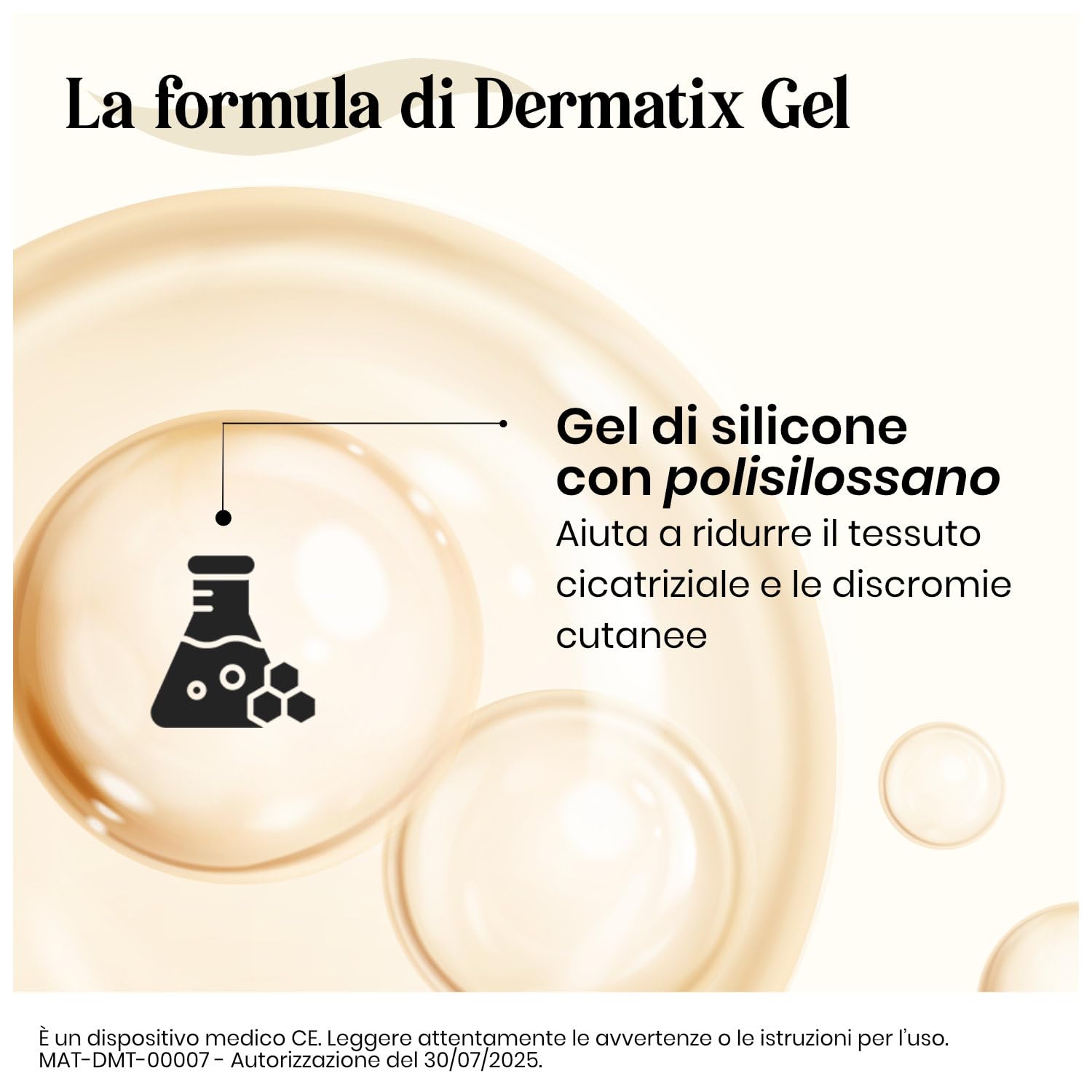 Dermatix, Trattamento in Gel al Silicone per Cicatrici, Ustioni e Lesioni, Idrata e Allevia il Prurito, Rapida Asciugatura, Adatto a tutte le Zone del Corpo, 60g