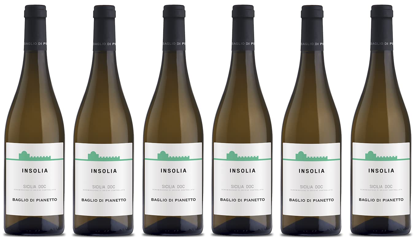 6x 0,75l - Baglio di Pianetto - Insolia - Sicilia D.O.P. - Sizilien - Italien - Weißwein trocken