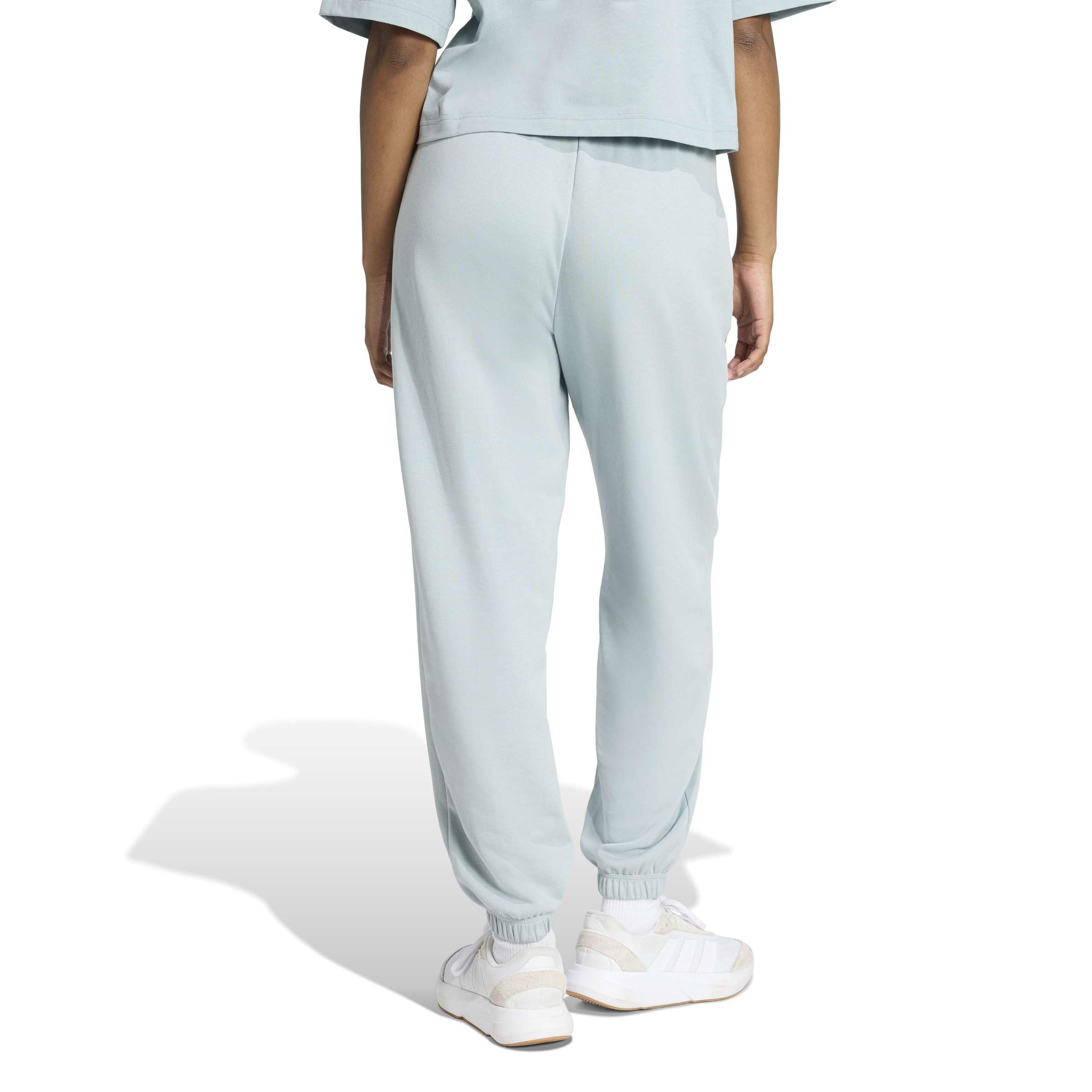 adidas Essentials Small Logo French Terry Cuffed Pants - Spodnie Kobiety