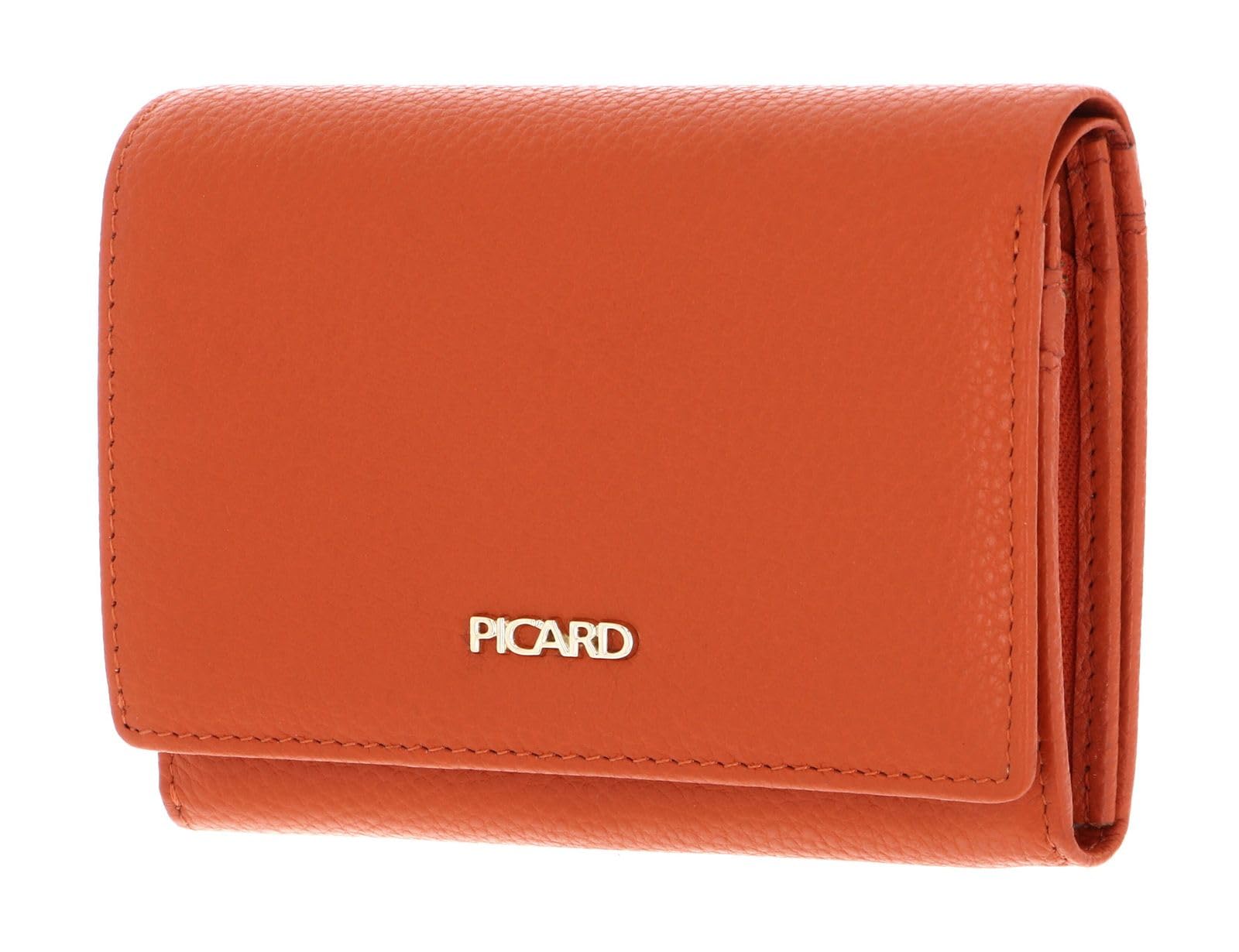 Porte-monnaie Java 1 Picard orange pour ne plus perdre vos cartes et pièces