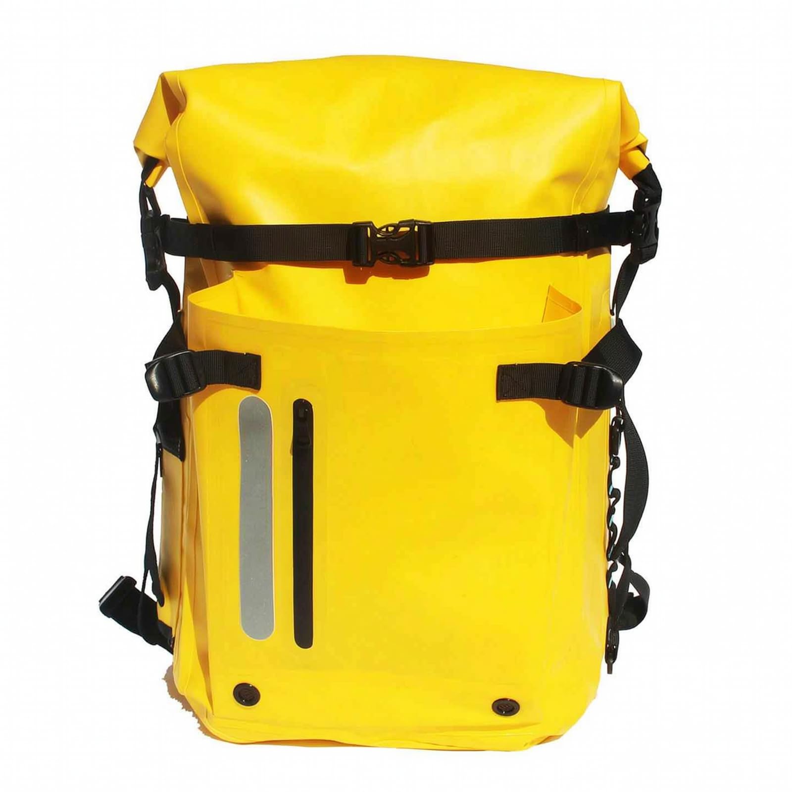 LOVIVER Mochila Impermeable Buceo Table Bolsa con Tapa Enrollable Bolsa Impermeable para Viajes Activos, Amarillo, 30L