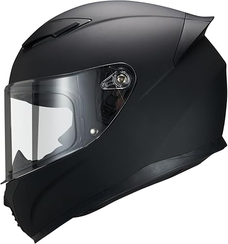 Miniatura 2 de Casco de motocicleta de cara completa WS-607 aprobado por DOT, casco de motocicleta de carreras de calle para adultos, visera plateada cromada