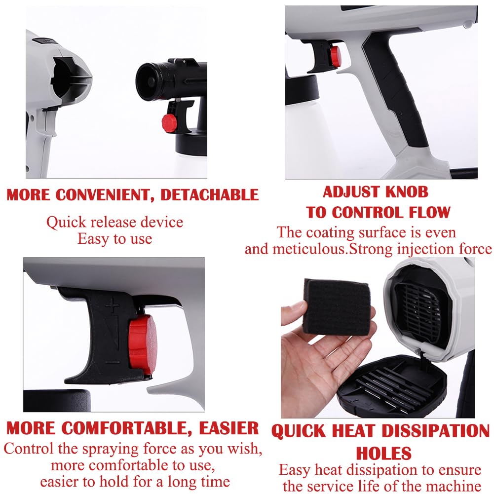 Pistola Elettrica Portatile per Sabbiatura di Torte, Pistola per Sabbiatura di Dessert per Pasticcerie, Sabbiatrice per Decorazioni di Mousse, Sabbiatrice per Pasticceria Fai da Te