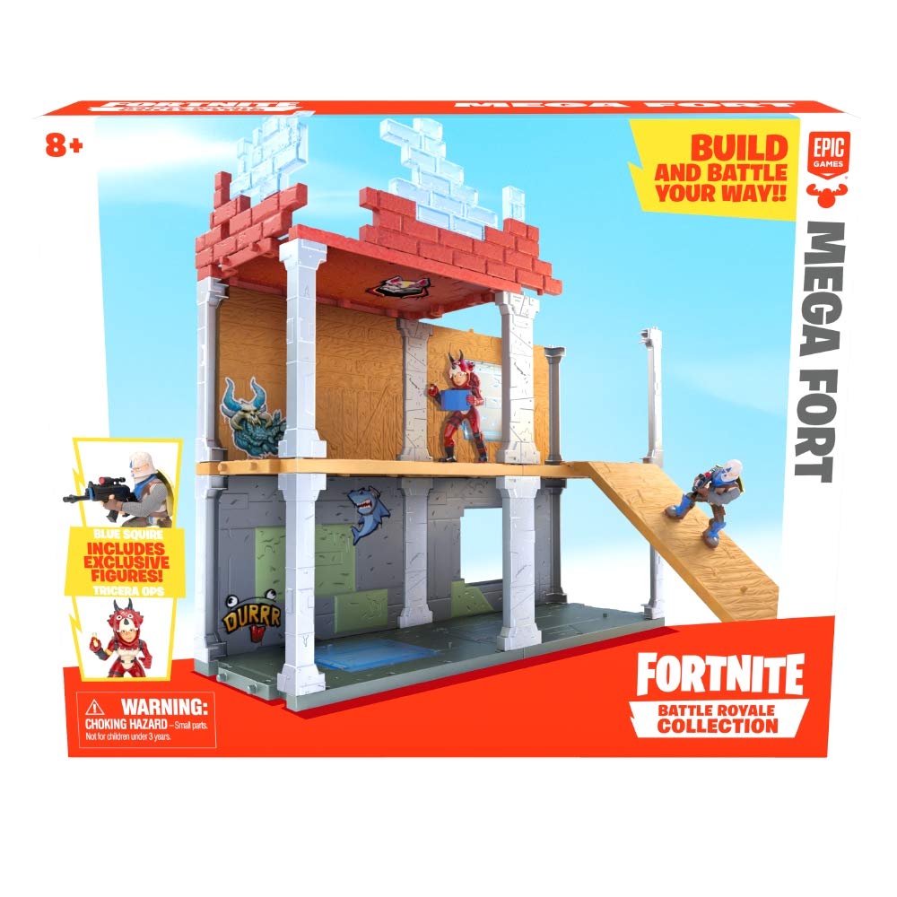 Giochi Preziosi Fortnite Mega Fort con 2 Personaggi