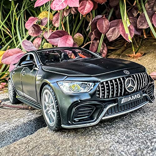 Image of Alloy Car Model Diecasts Metal Toy with Sound /Light /Pull-Back Off-Road Vehicles Car Model Collection Kids Toys Gift Multicolor Pack of 1 (amg gt3 Black)