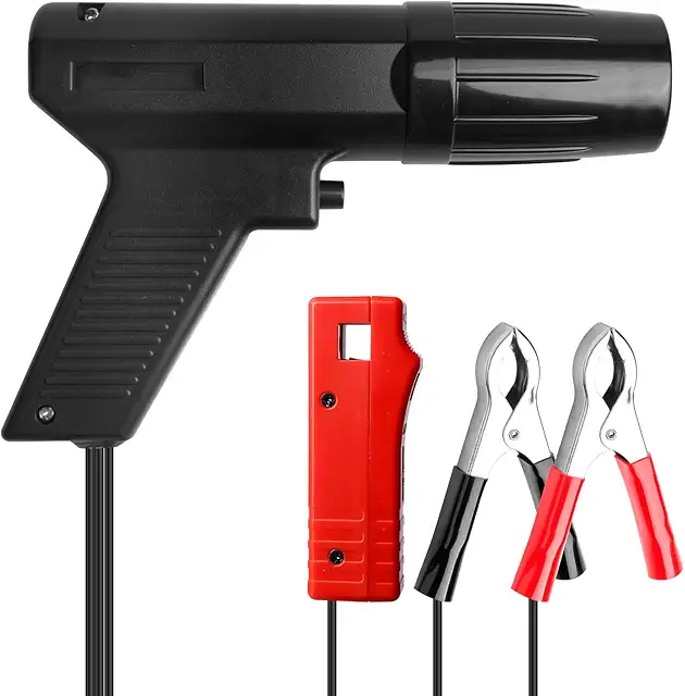 Pistolet lumineux stroboscopique 12V pour réglage d'allumage voiture, moto, marine