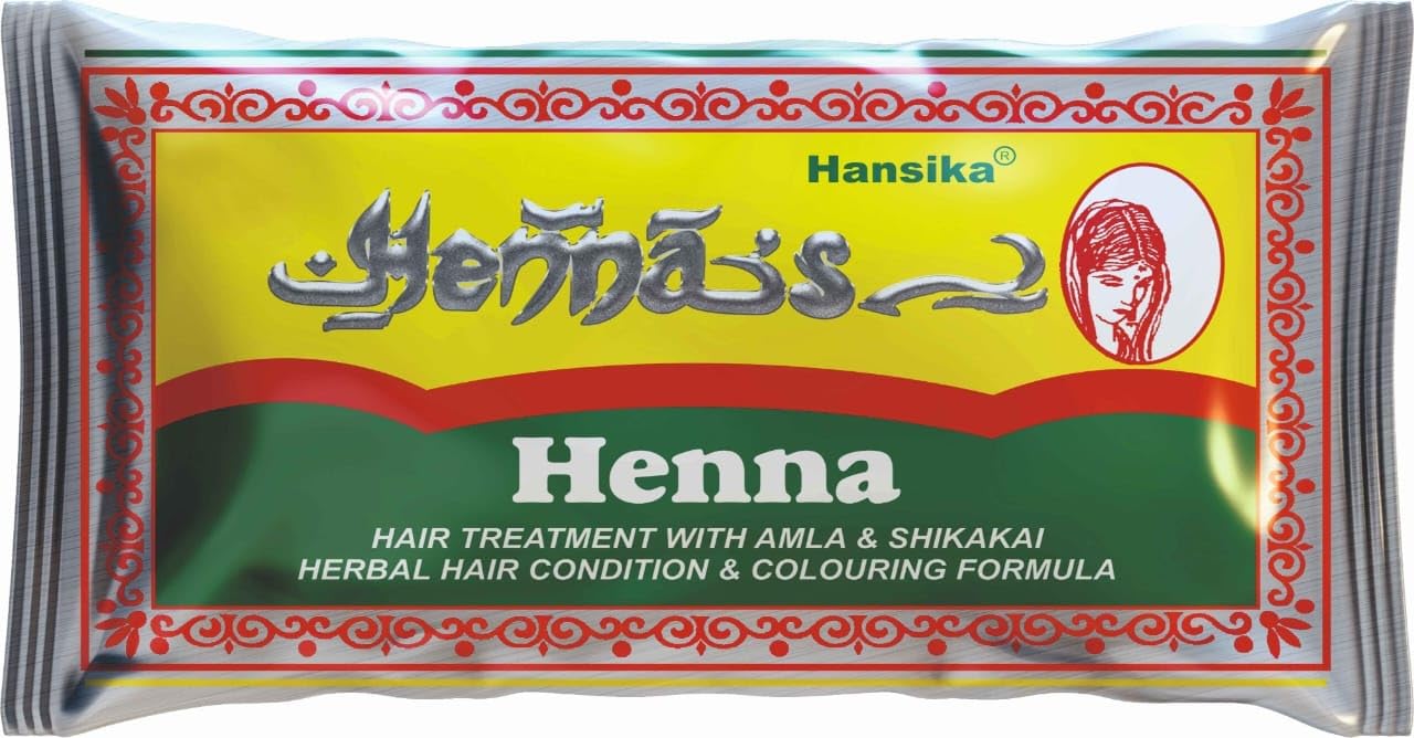 Hanshika Henna Hair Treatment with Amla & Shikakai, Herbal Hair Condition & Colouring Formula, Pack of 6-image-10