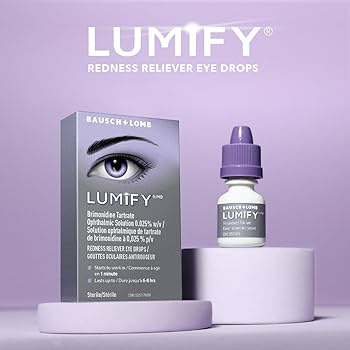 BAUSCH+LOMB LUMIFY 目薬 Lumify Eye Drops, Redness Reliever, 3.5mL : Amazon.ca