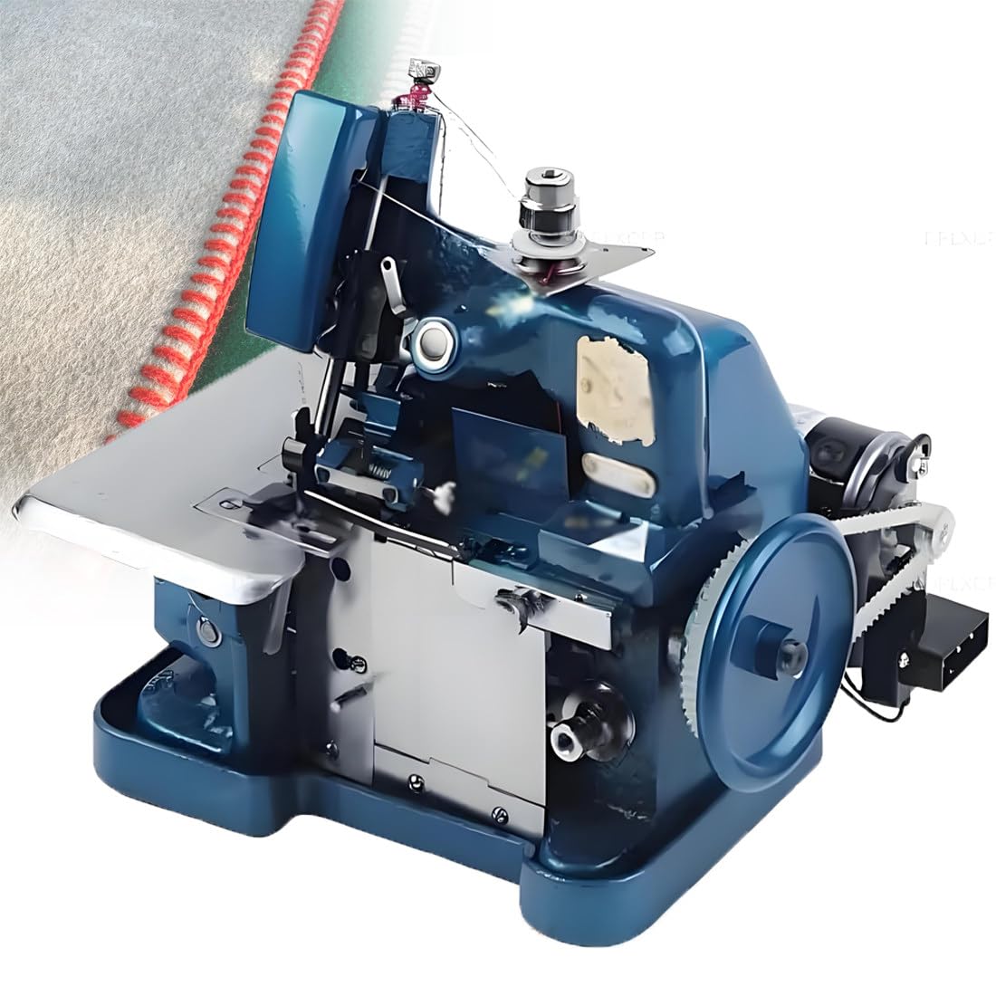 Máquina Industrial Soldadura Overlock,con Marco Metal Blue