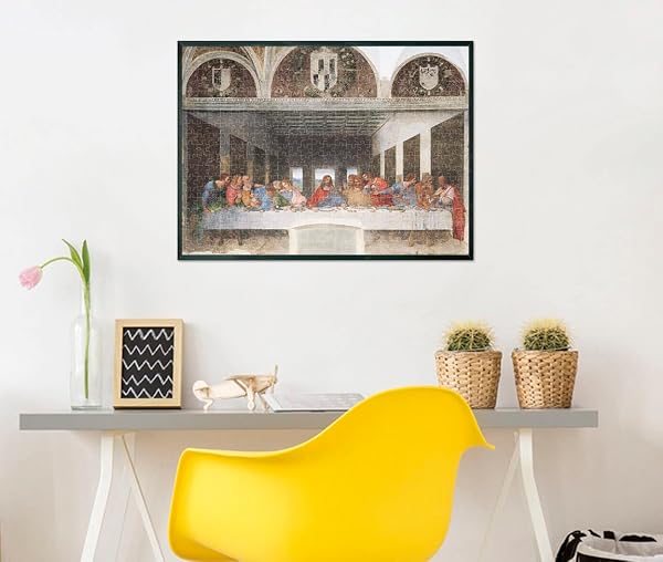 Clementoni 31447 Leonardo Das Abendmahl Puzzle 1000 Teile, Museum Collection, Geschicklichkeitsspiel für die ganze Familie, Erwachsenenpuzzle ab 14 Jahren Mehrfarbig - 5