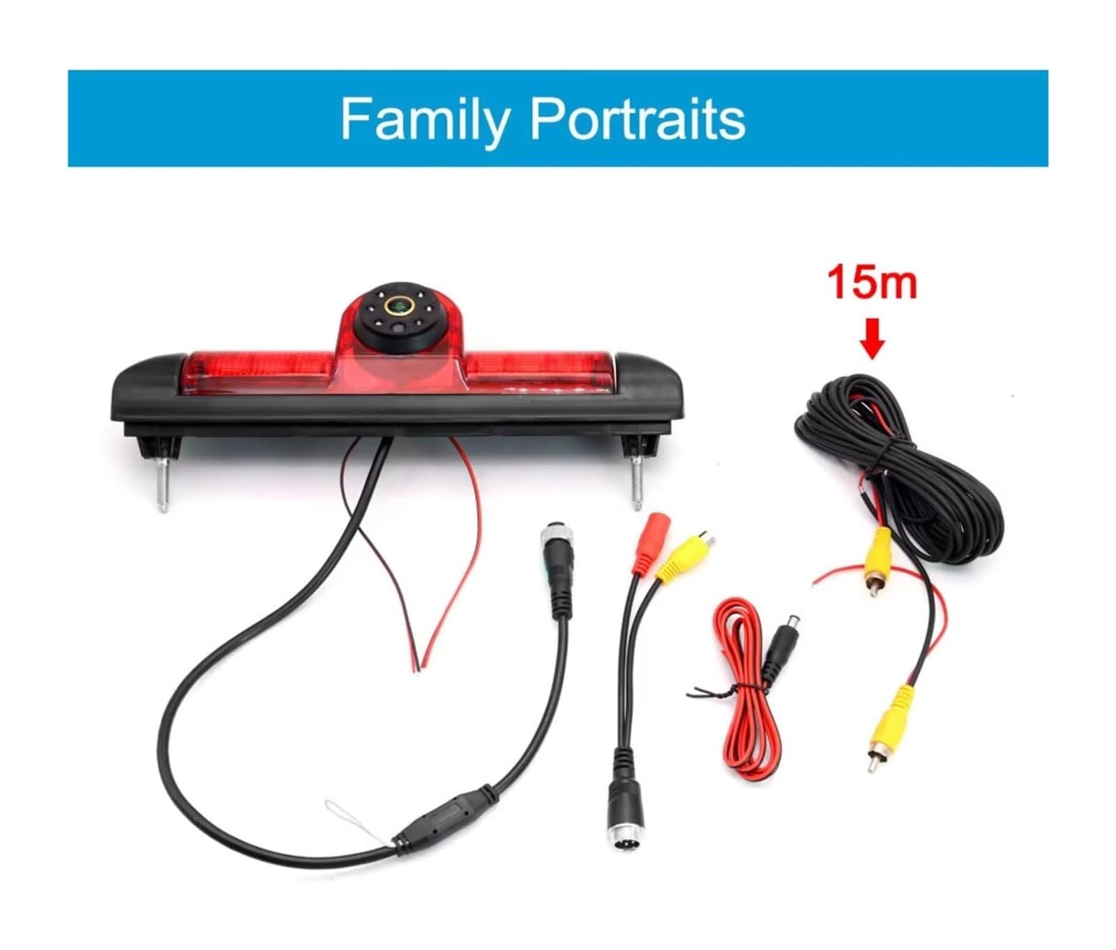para Peugeot para Boxer III 2007 2008 2009 2010-2018 NoLight Cámara Visión Trasera Estacionamiento CCD Luz Freno Coche Marcha Atrás Cámara de Respaldo