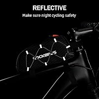 Vista 4 de ROCKBROS Bolsa de Tubo Superior para Bicicleta Bolsa de Marco Frontal para Bicicleta Accesorios para Bicicleta Compatible con iPhone 14/13/12 Pro