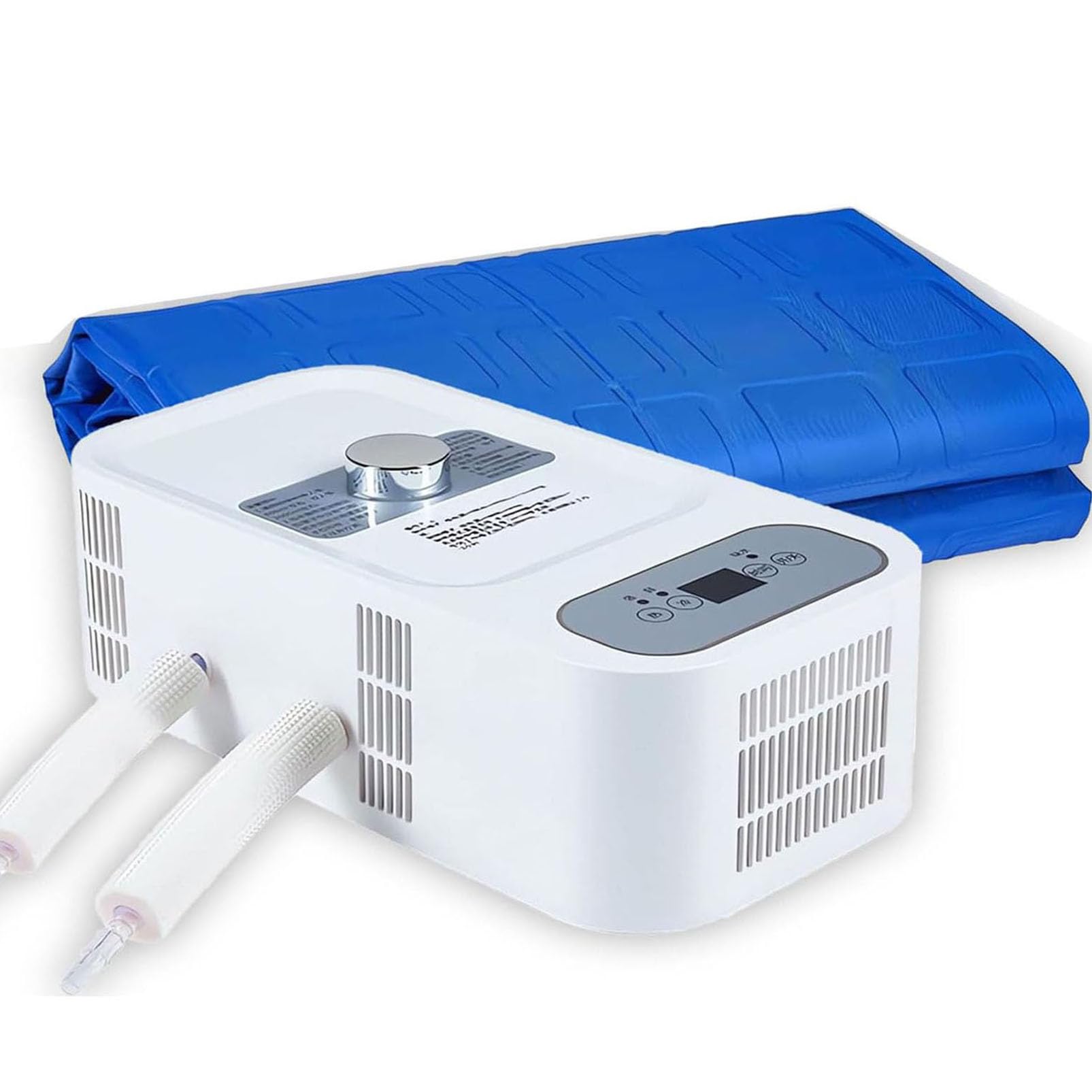 LaYiQimn Air Cooler,Water Cooling Mattress Pad 160×140Cm, Electric Bed Cooling System with 12H Timer, 3-8°C Cooling Mattress Topper for Hot Sleepers, Low Noise Summer Bed Cooler