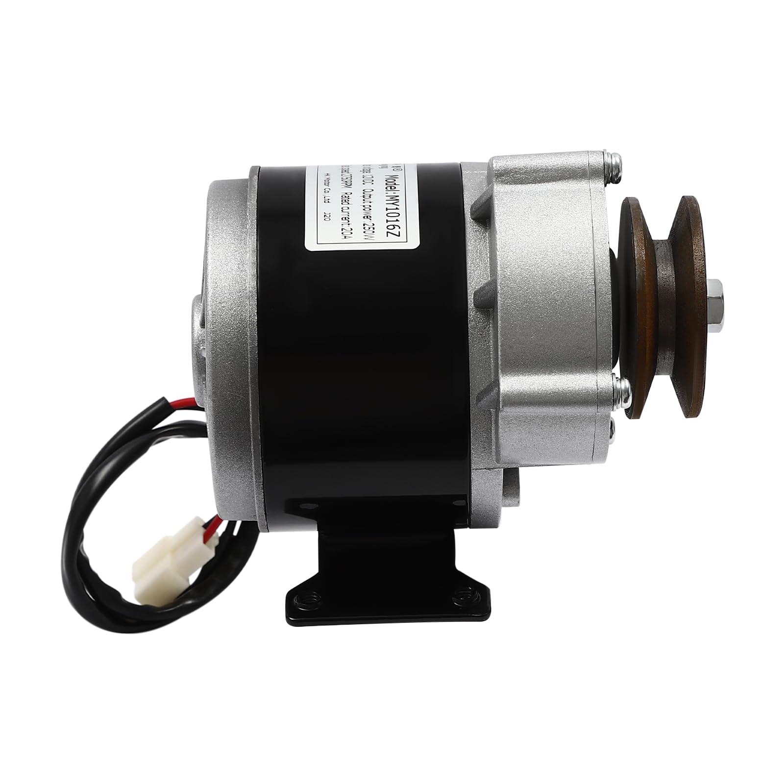 Riduttore motore elettrico, riduttore, motore elettrico, riduzione della velocità del motore, 12 V/24 V/36 V DC 250 W, per scooter e bici elettriche Go-Kart (12 V)