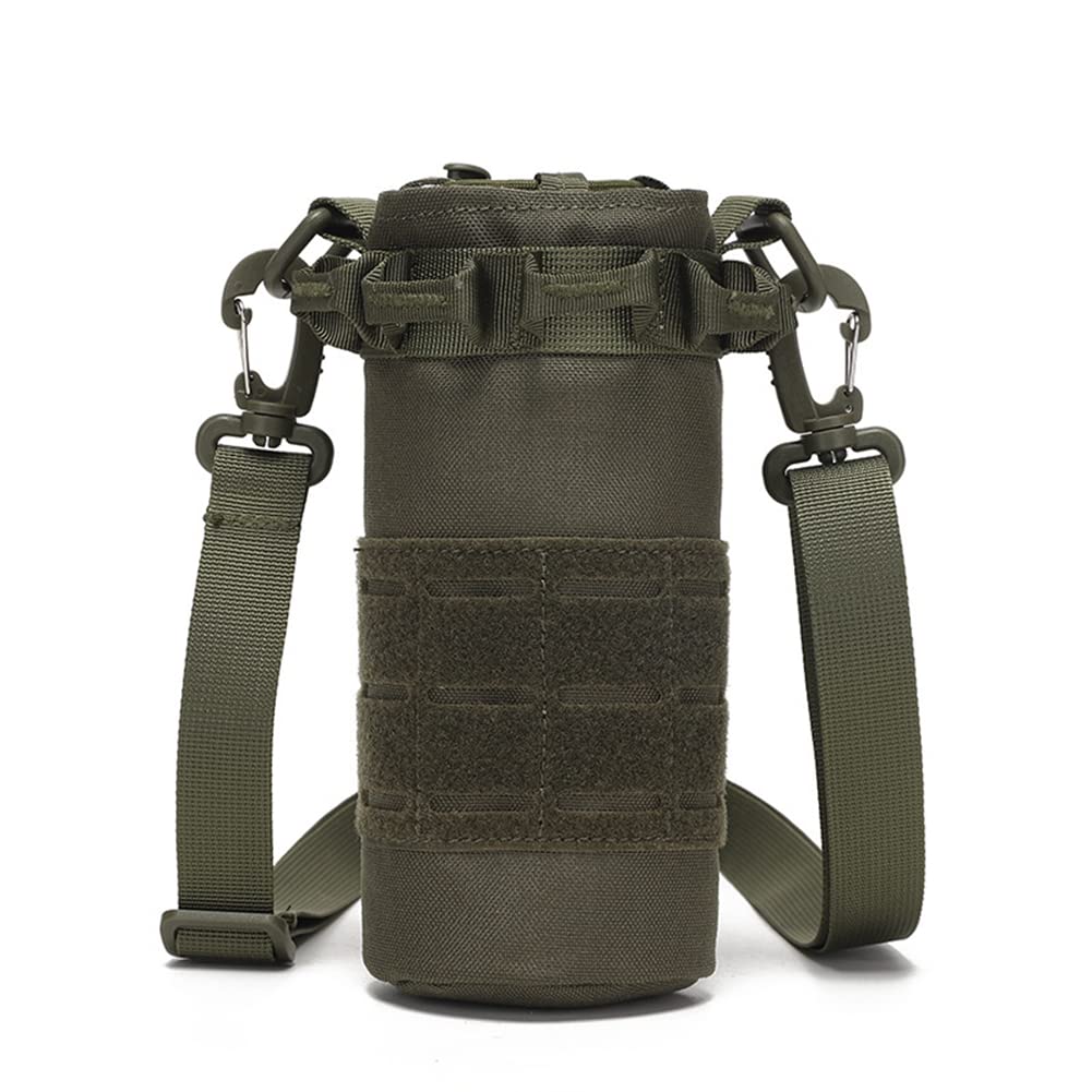 Haafoo Molle - Portaborraccia tattico Molle in nylon 1000D, borsa per bottiglia d'acqua sportiva, fodera in rete per campeggio, arrampicata, escursionismo e viaggi
