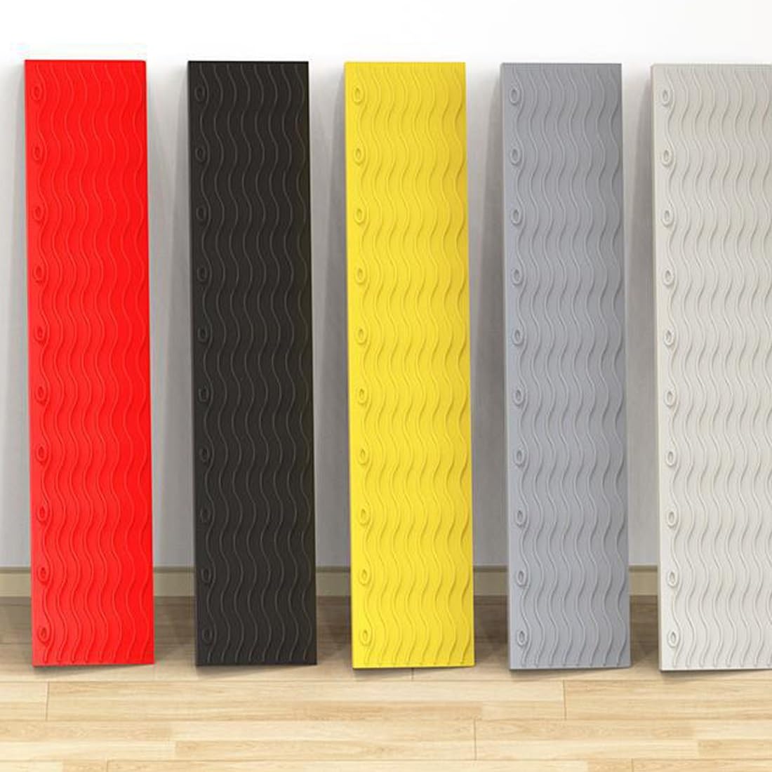 Rampas para Umbrales, Rampas Portátiles para Sillas De Ruedas, Escalones, Scooters De Movilidad, Rampas(White,99x12x5.5(LxWxH) cm)