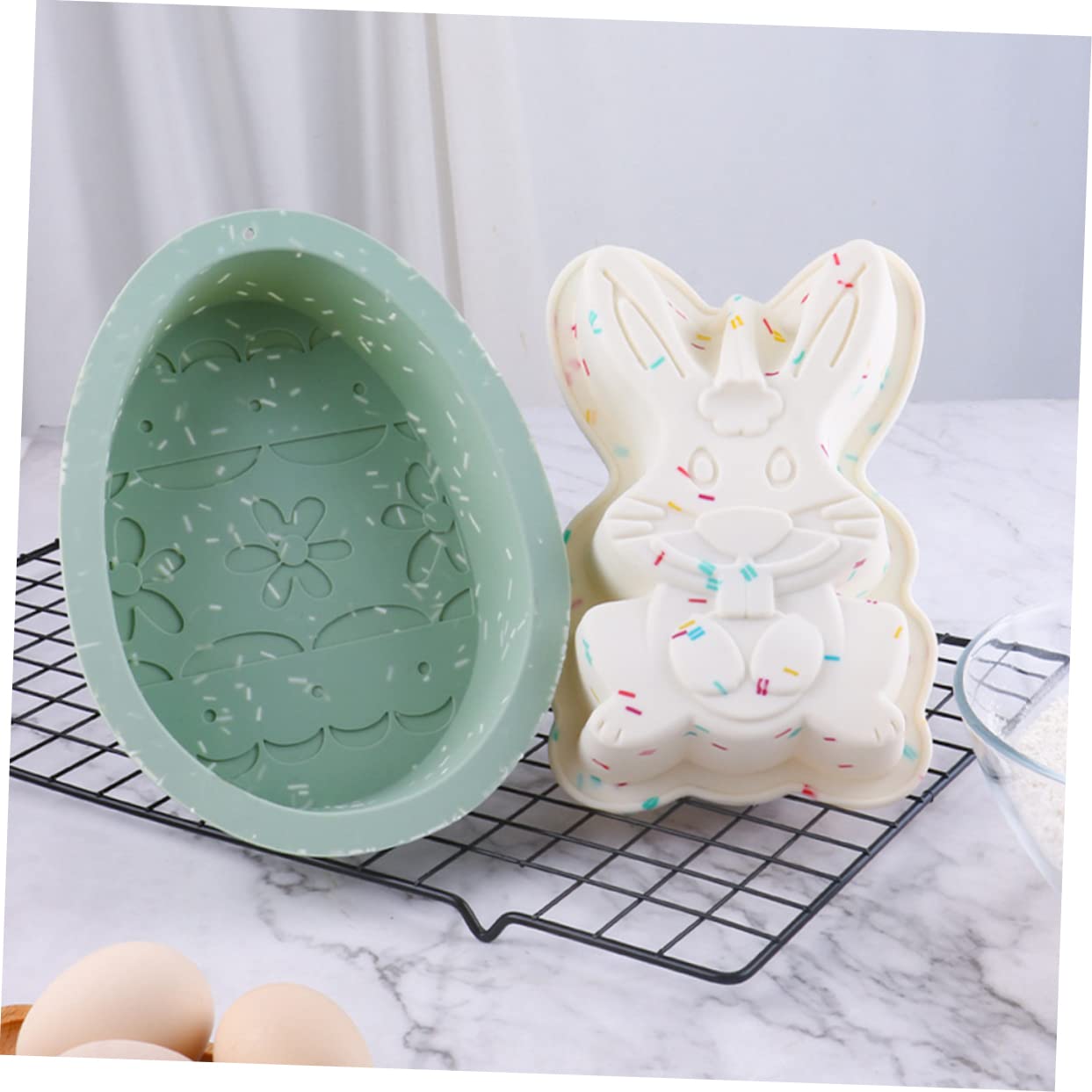 DECHOUS 2 Set Stampo Per Dolci Forniture Per La Cottura Accessori Per La Cottura Deliziosi Per La Per Dolci Pasquali Per Dolci Decorativi Per 2 pezzi * 2