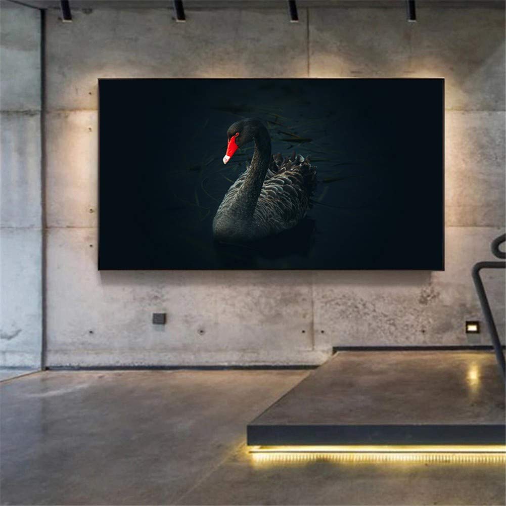 Diamond painting canard noir 40x80cm une idée de cadeau créatif original