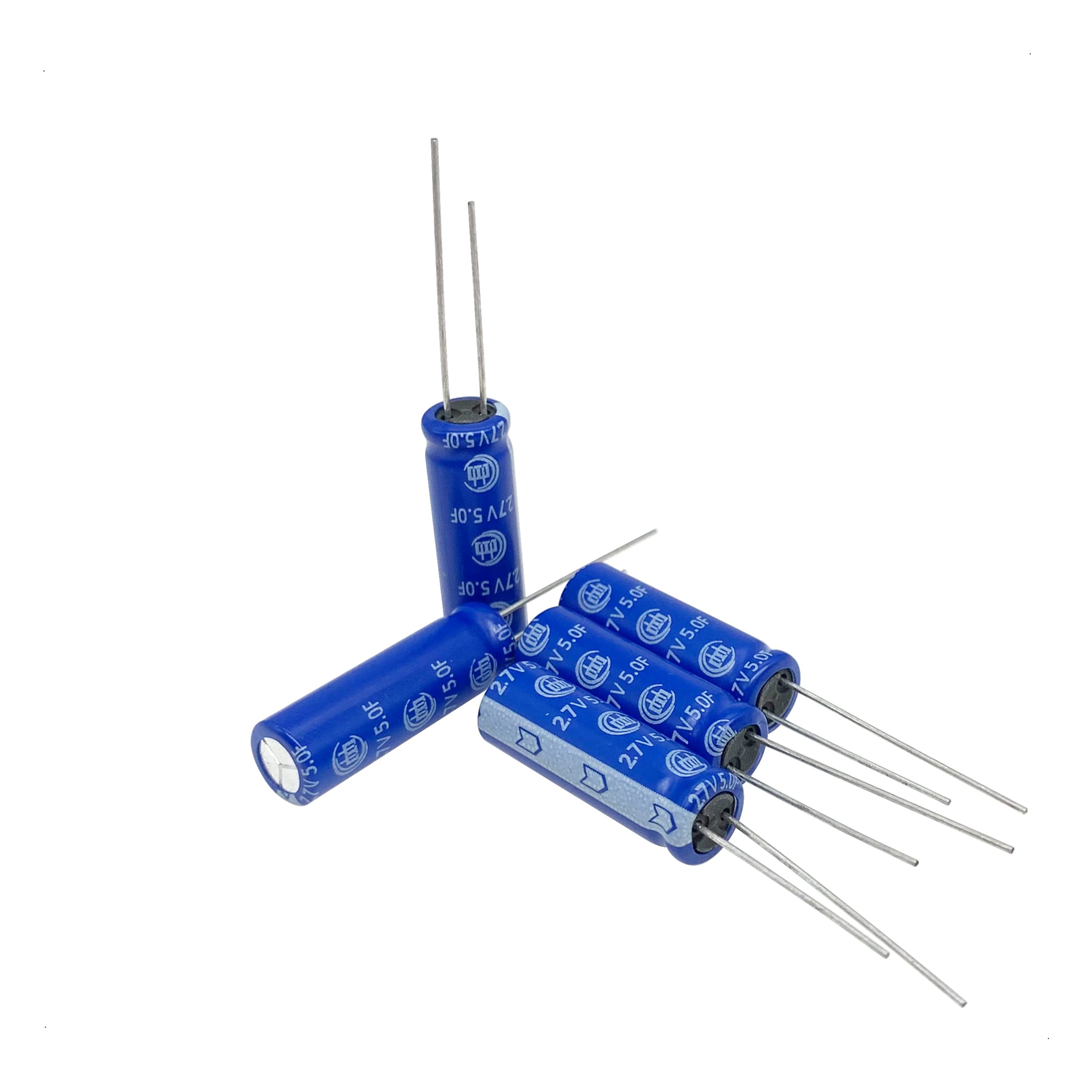 Amazon.co.jp: Cermant 5pcs 2.7V 5F 巻線タイプ スーパーコンデンサ