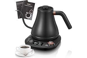 Electric Gooseneck Kettle: Precise Temperature Control for Perfect Pour-Overs