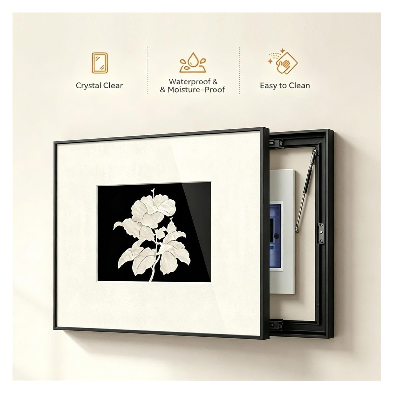 Copri Quadro Elettrico Decorativo Coperchio Scatola Fusibili Scorrevole