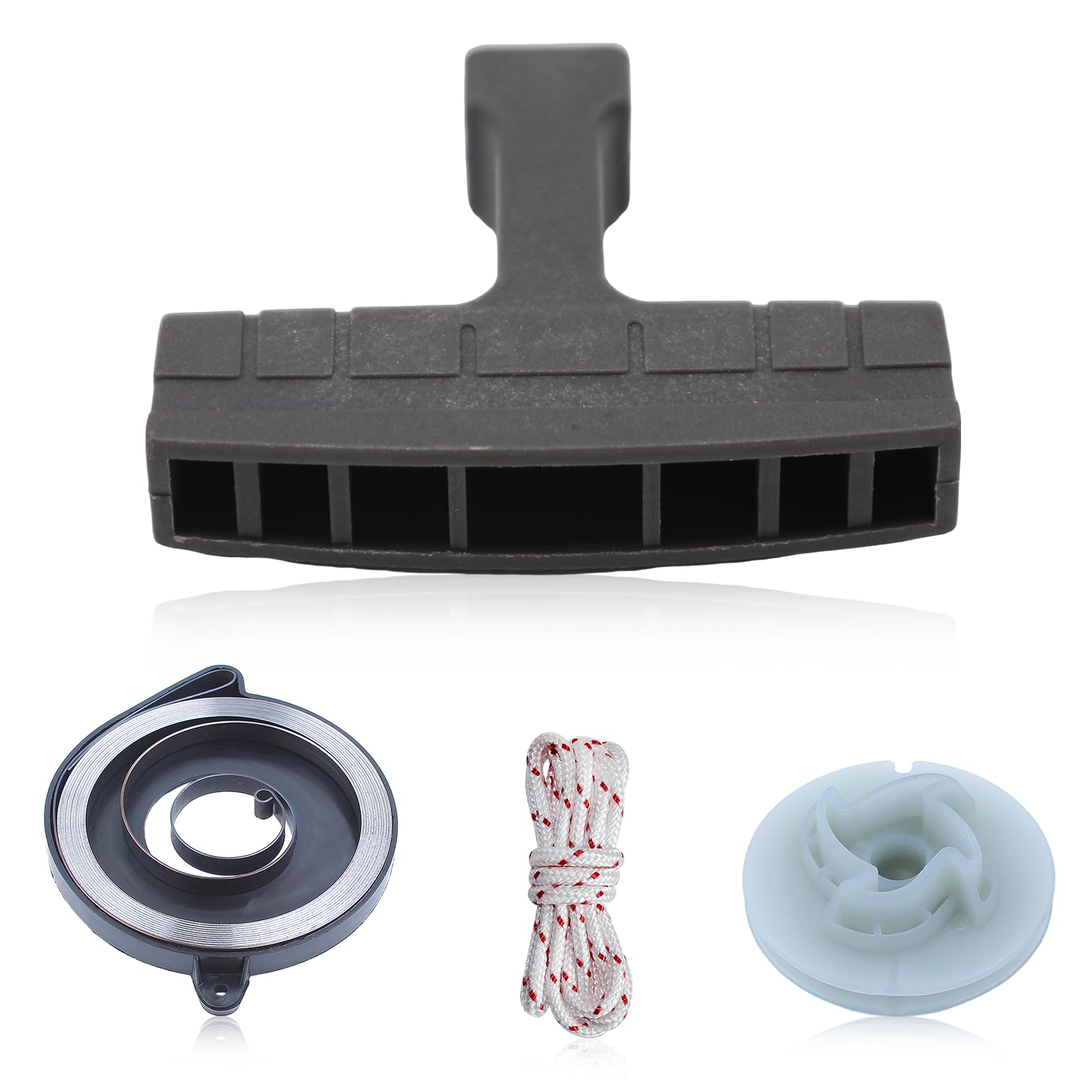 Recoil Starter Pulley Spring Handle Grip Rope Kit For Husqvarna 340 345 346XP 350 351 353 455 460 445 450 E Chainsaw