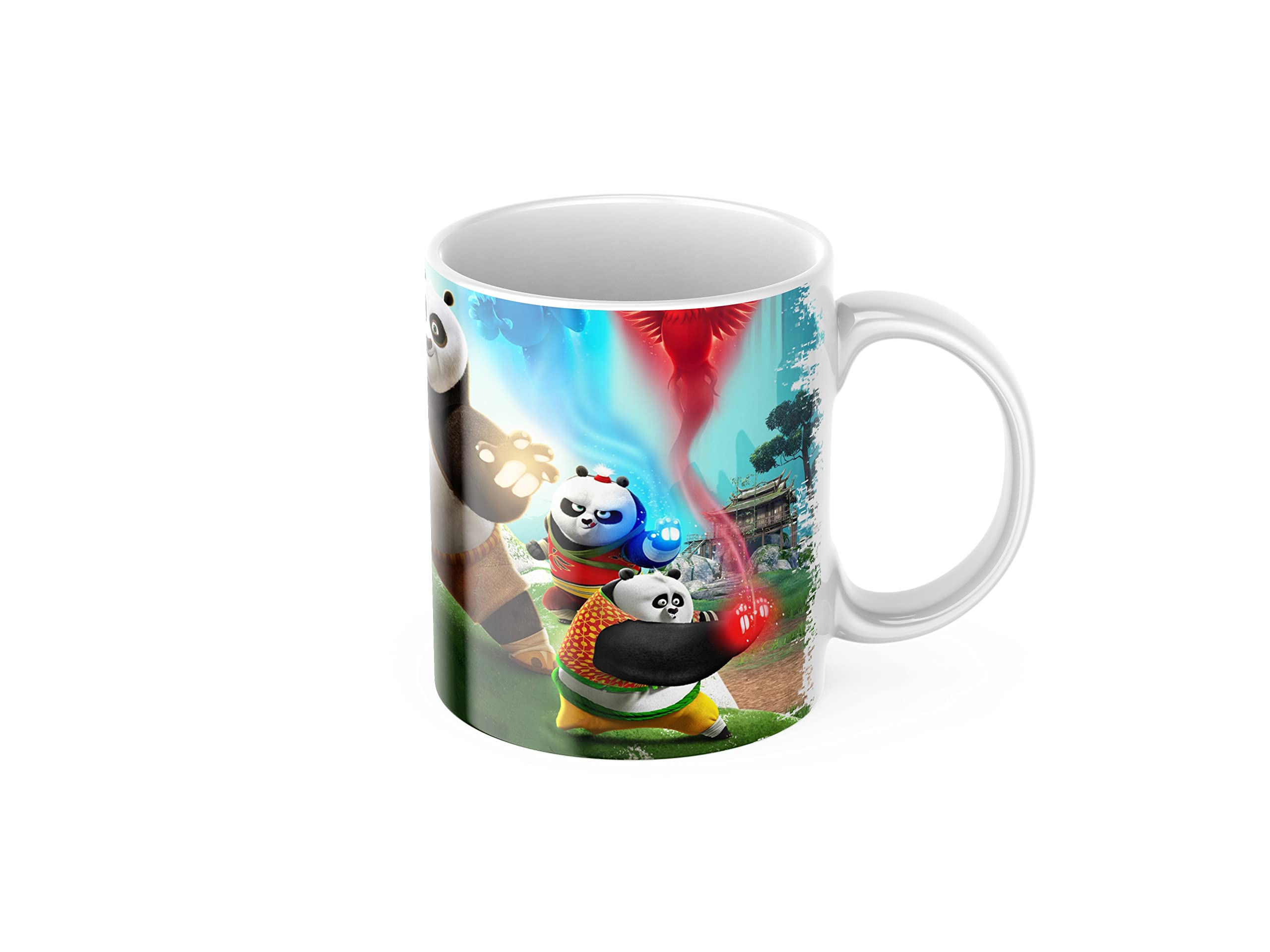 Beware Tasse Panda Fou 283g – Céramique Blanche – Passe Au Lave-vaisselle Et Micro-ondes