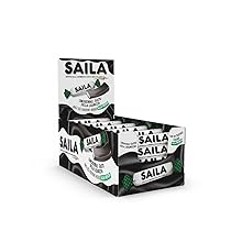 Saila – Soffici Caramelle Toffee Alla Italiana Con Soffice Cuore Alla Menta Piemontese, Senza Glutine – Box Da 100 Pezzi, Liquirizia, 1900 Grammo