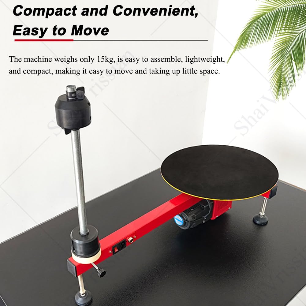 Dévidoir électrique Table Pour Film étirable,Distributeur Film Pour Emballage,Plateau Tournant 40 Cm,Interrupteur Au Pied,Vitesse 30 Tr/Min,Pour Carton Logistique Express 50cmstretchfilm*4