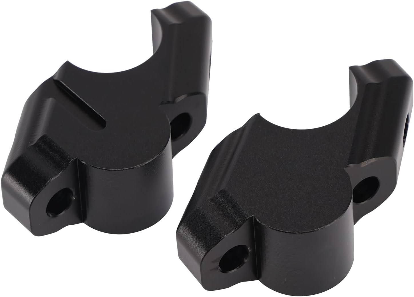 Areyourshop CNC Handlebar risers 30mm with offset 21mm for Aluminum Yamaha Tenere 700, Rally & World Raid (DM07, DM11, DM15, DM16) 2019-2025