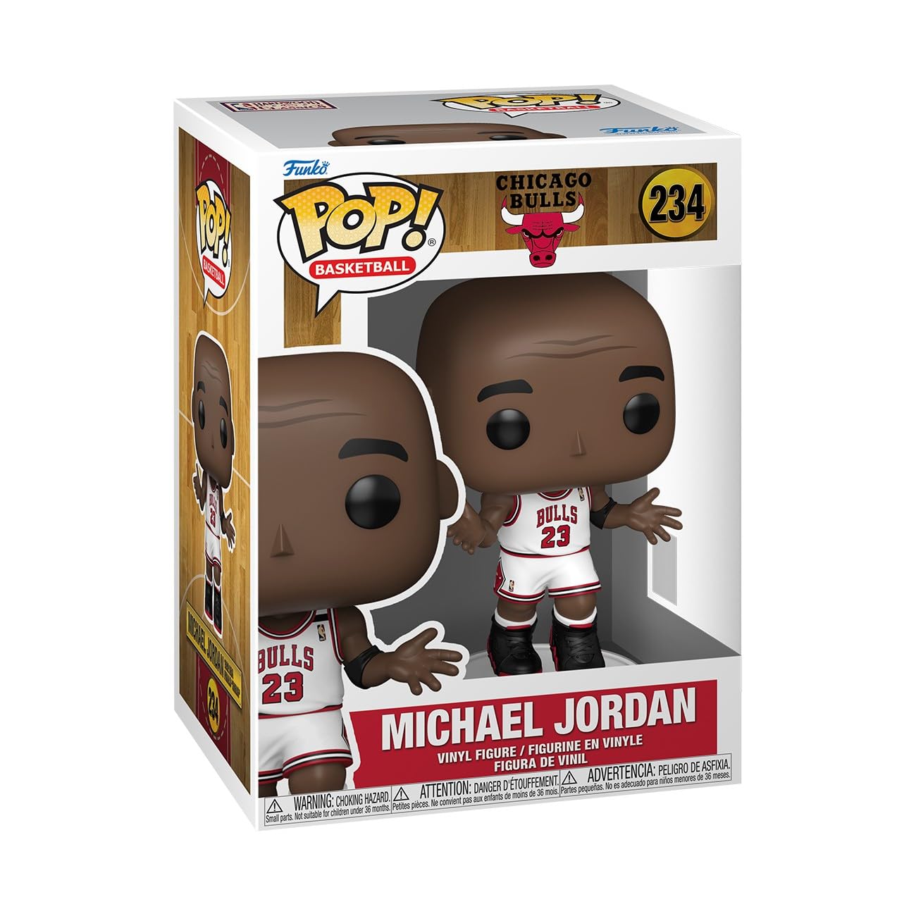Funko Pop! NBA: Chicago Bulls - Michael Jordan - Shrug - Figura de Vinilo Coleccionable - Idea de Regalo - Mercancía Oficial - Juguetes para niños y Adultos - Figura Modelo para coleccionistas