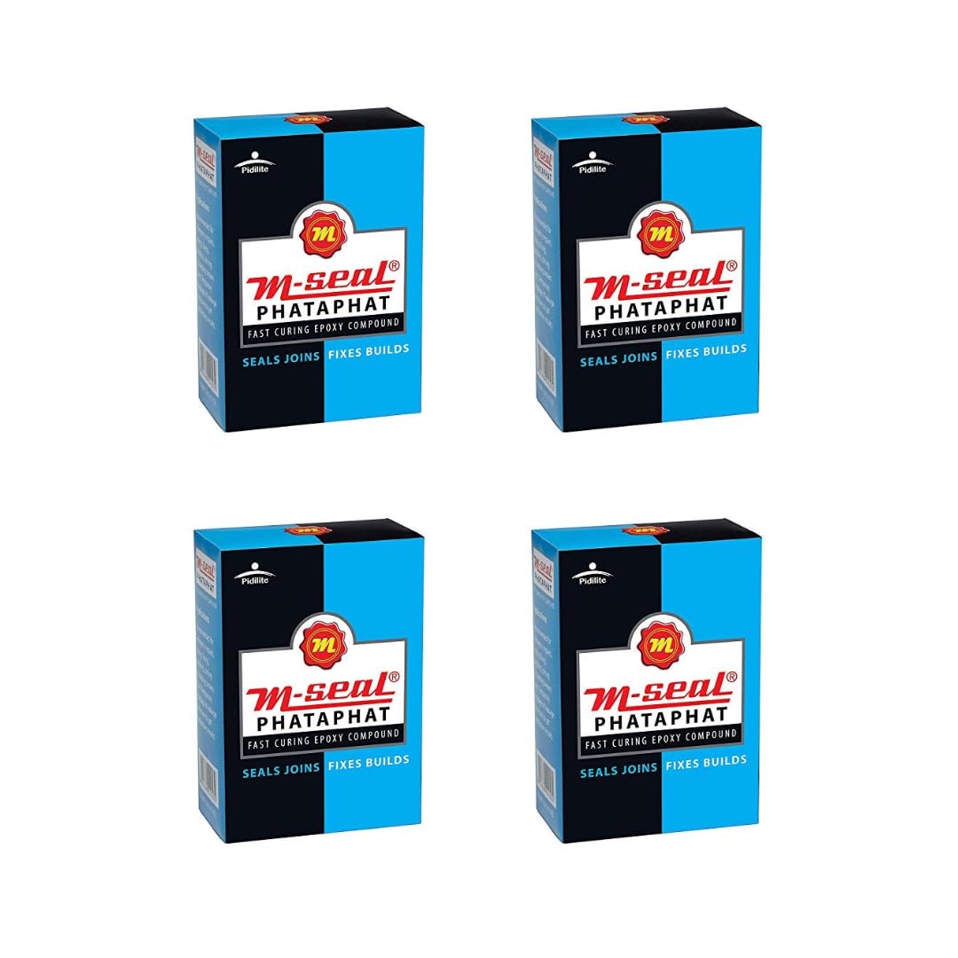 HUMARABAZAR M-Seal Phataphat Fast Setting Epoxy Putty Sealant Adhesive For Leakage 25G PACK OF 4 HUMARABAZAR (B0CSSRHB5N) Amazon Price History, Amazon Price Tracker