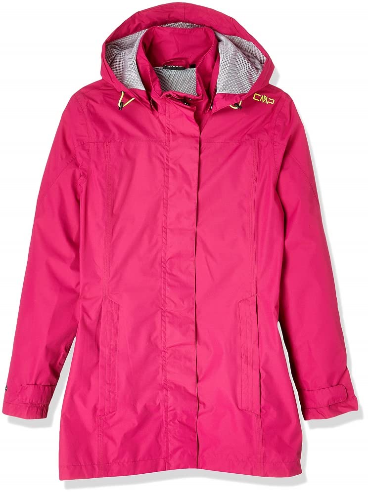 CMP - Woman Jacket Snaps Hood, Geranium, S