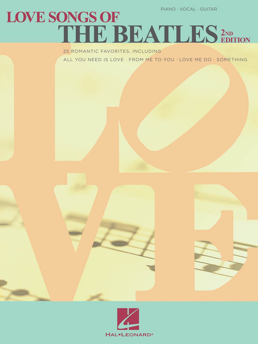 Love songs of the beatles piano, voix, guitare