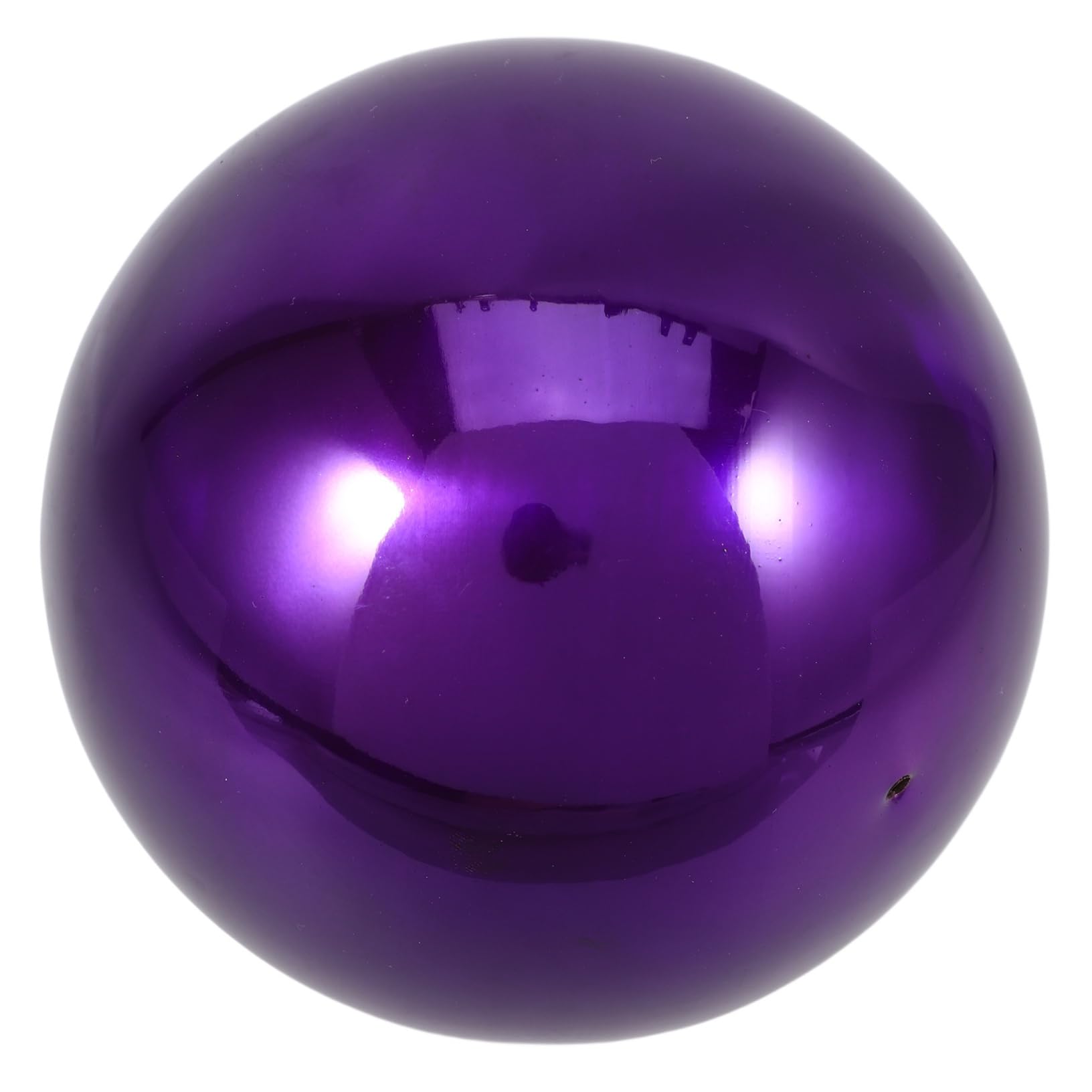Sfere da giardino in acciaio inox con superficie lucida a specchio, sfere riflettenti per esterni, colore viola, decorazione da giardino e regalo