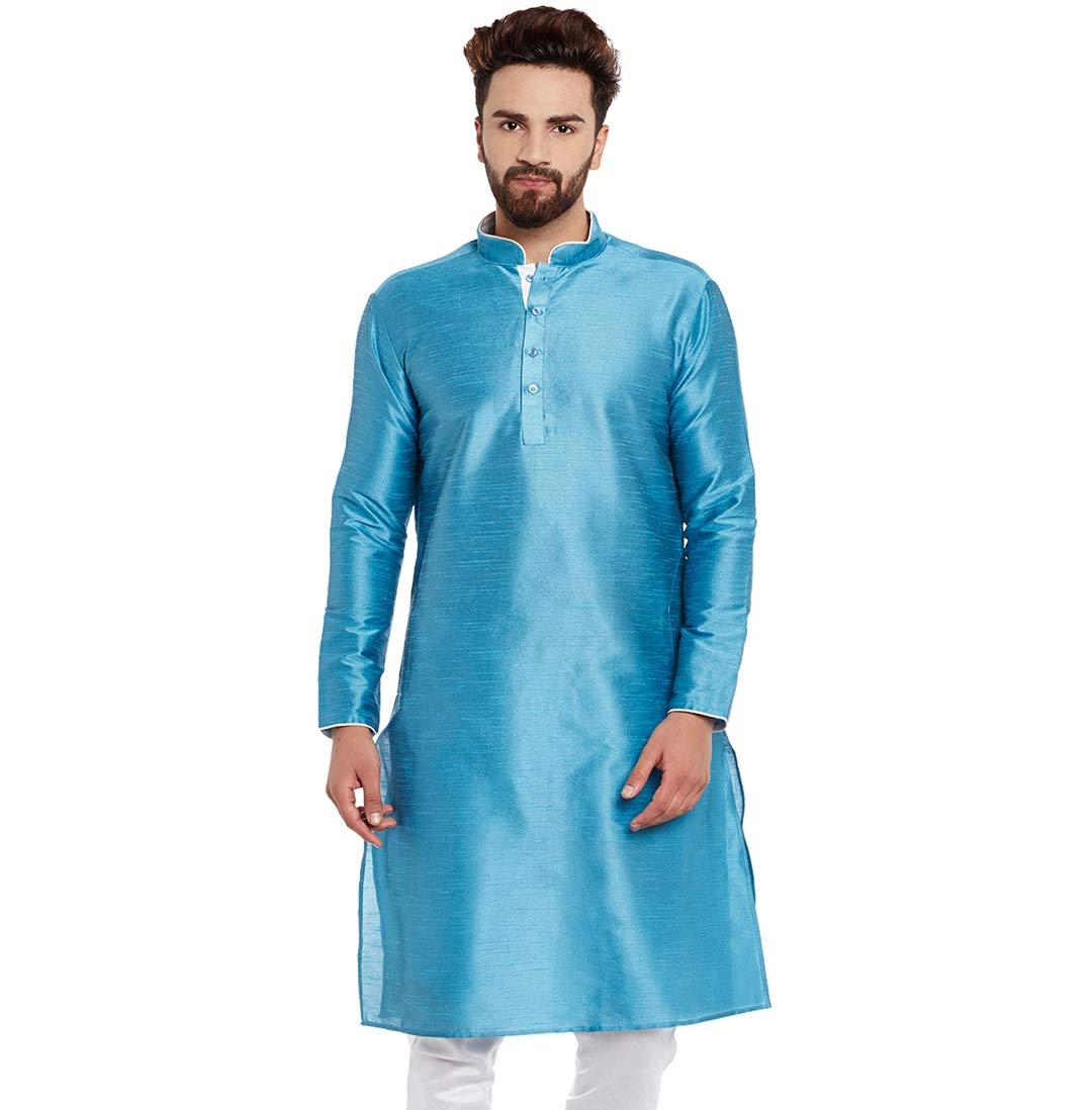 larwa Men's Silk Kurta-picture-2