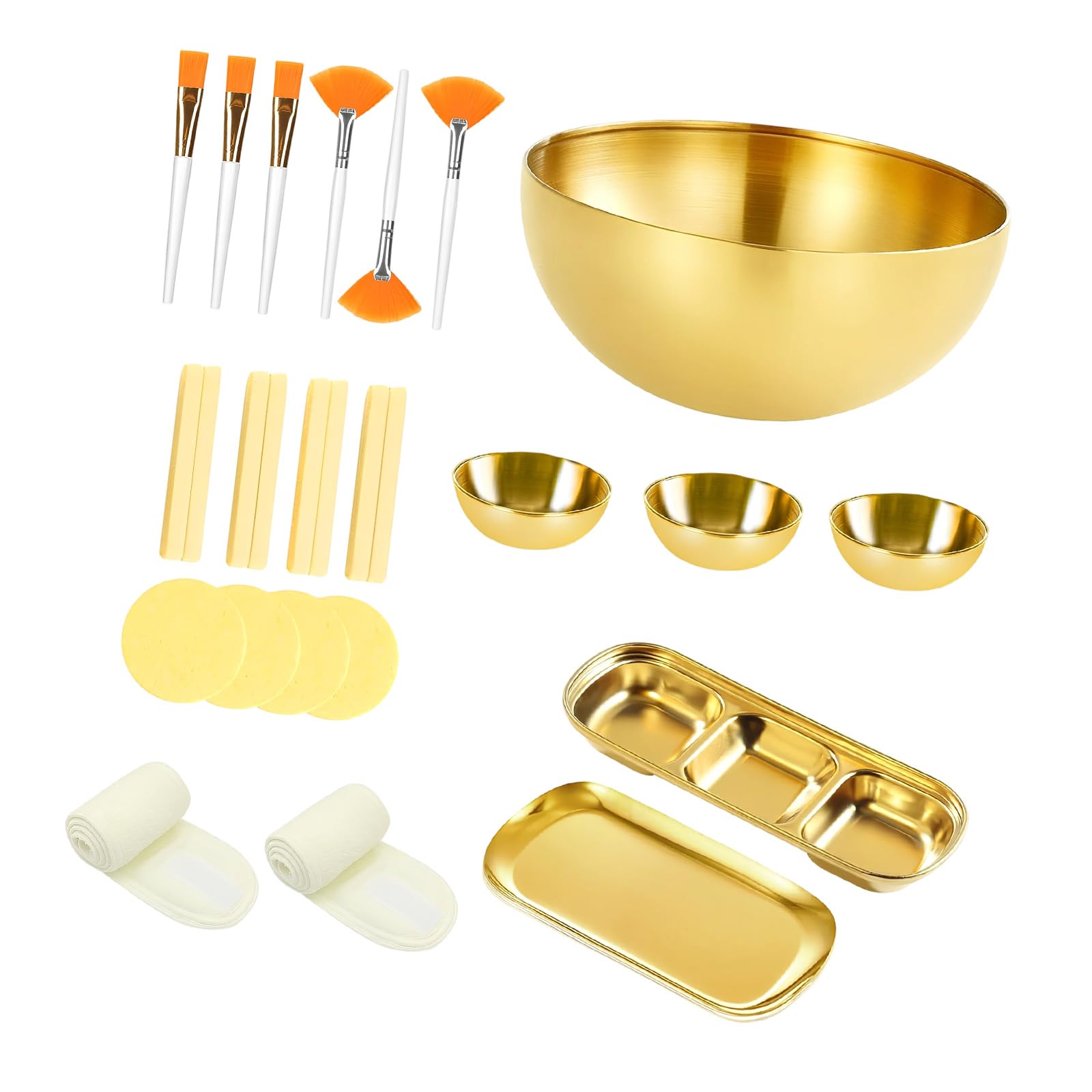Finissez-en avec le gaspillage de crème grâce à l'applicateur et brosses de ce kit visage