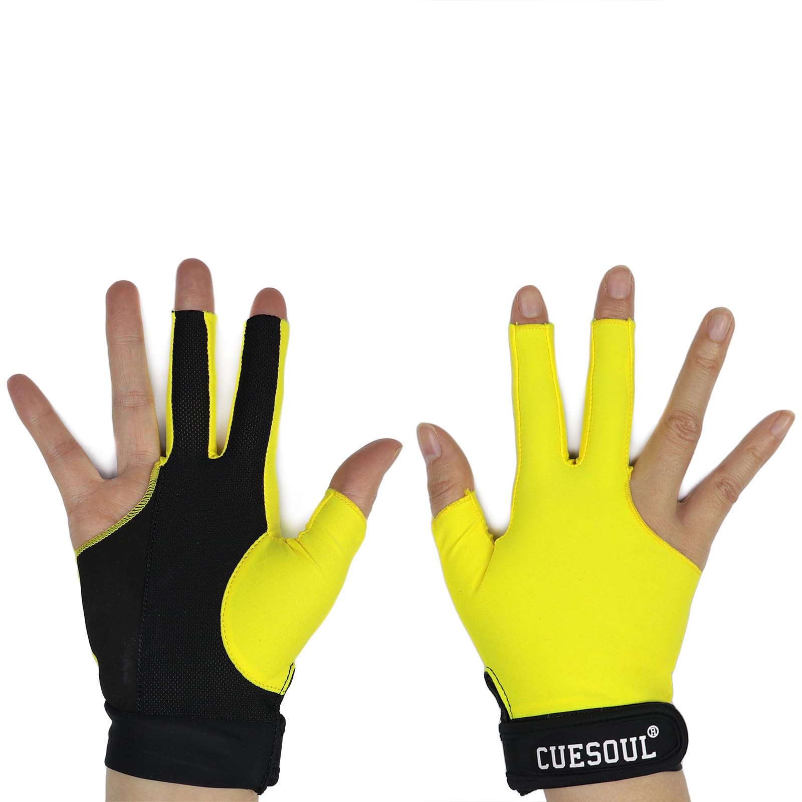 CUESOUL The Billiard Gloves Left/Right Bridge Hand - Suitable for Pool Game/Snooker/Carom Game, yellow - right - Image 5