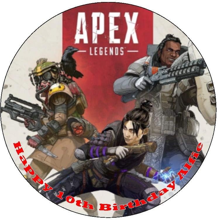 7.5 Apex Legends Personalised Edible Icing Birthday Cake Topper
